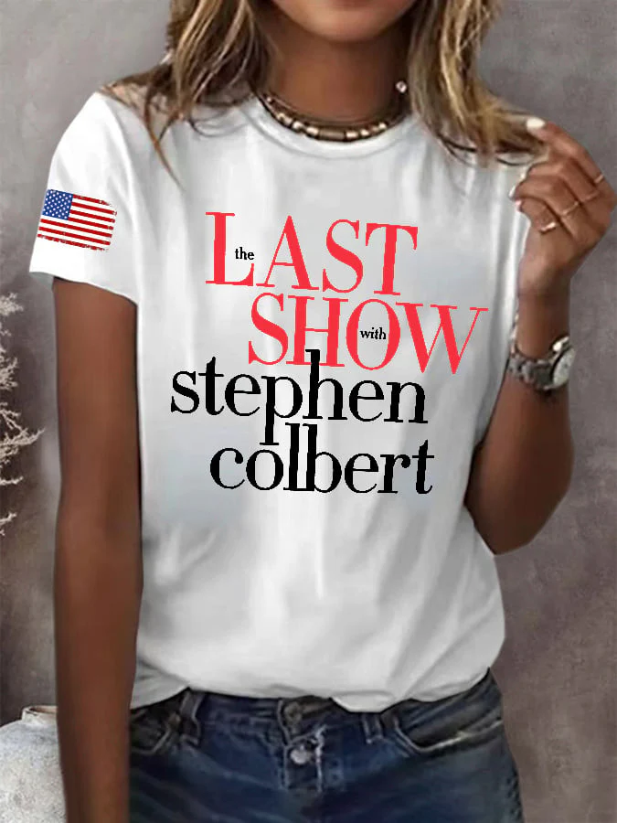 Retro Last Show Print T-Shirt