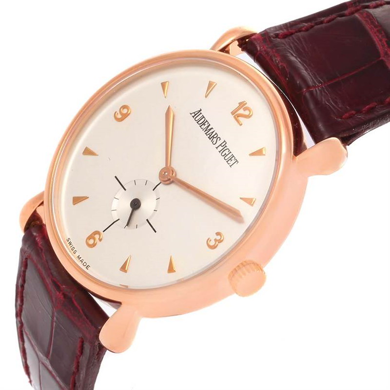 Audemars Piguet Vintage 18K Rose Gold Round Limited Edition Watch