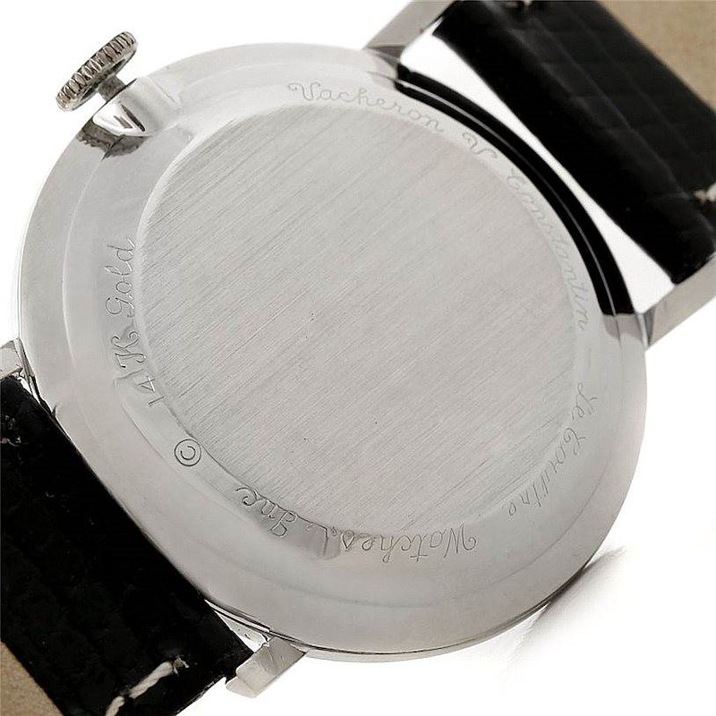 Vacheron Constantin Lecoultre Mystery Dial White Gold Diamond Watch
