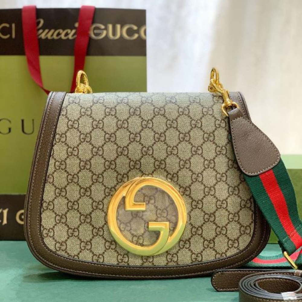 Gucci Blondie Medium Shoulder Bag Beige 29cm 699210 96iwg 8745