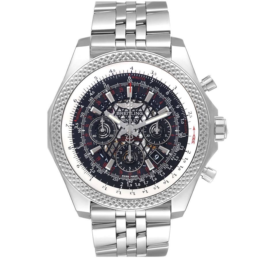 Breitling Bentley B06 Black Dial Chronograph Steel Mens Watch AB0611