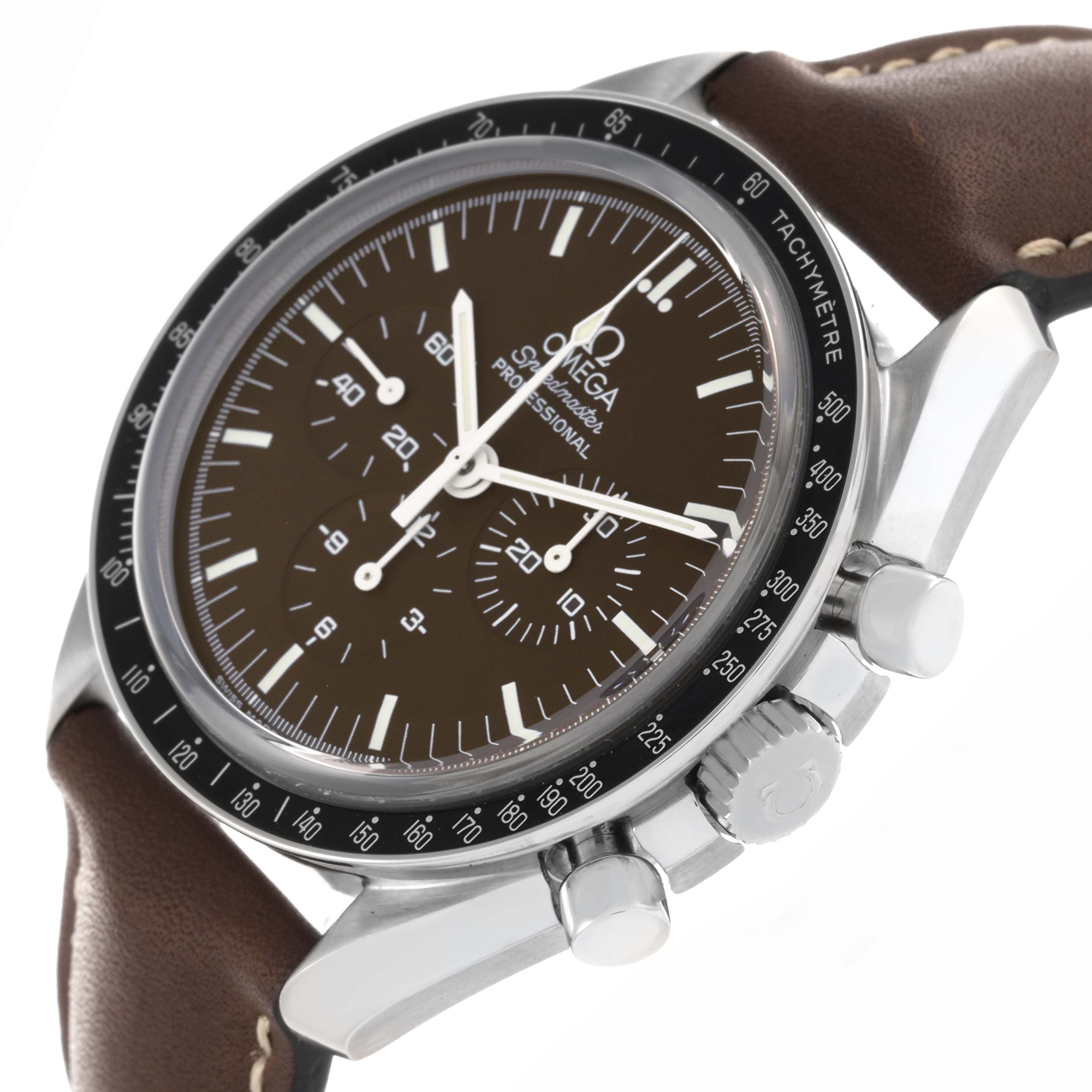 Omega Speedmaster Brown Dial Steel Mens Moon Watch 42.0 MM 311.32.42.30.13.001