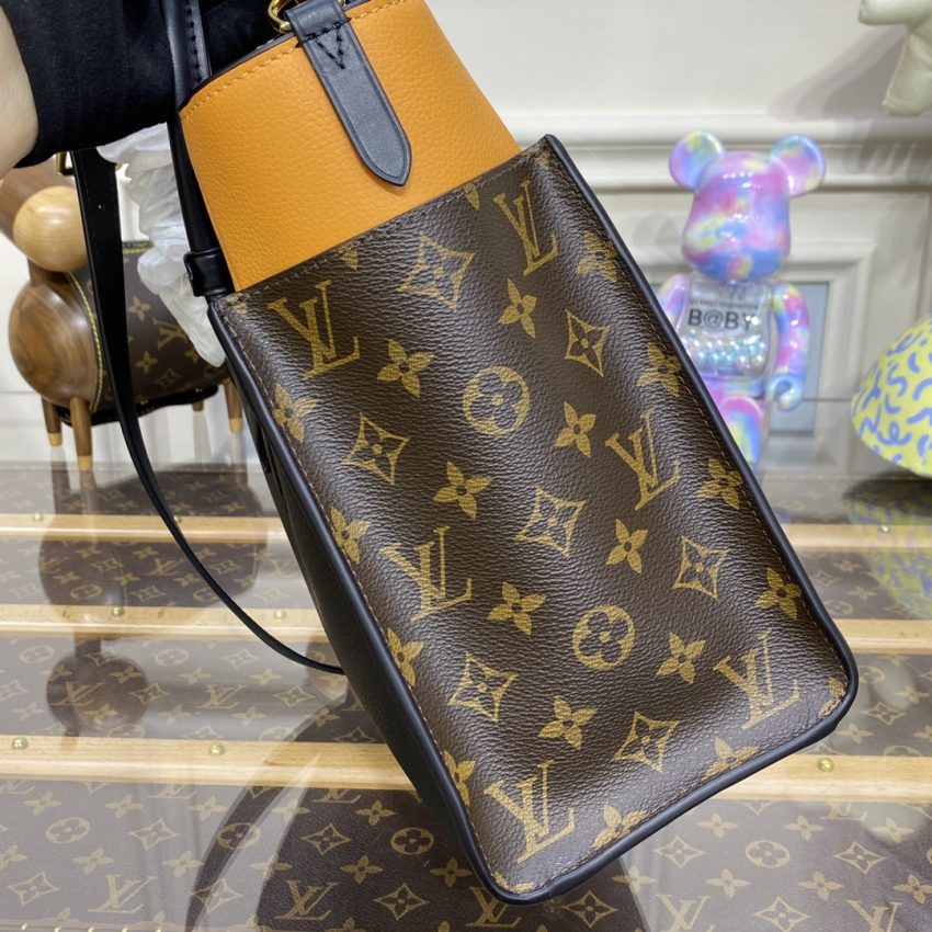 Replica Louis Vuitton On My Side Black – Brown