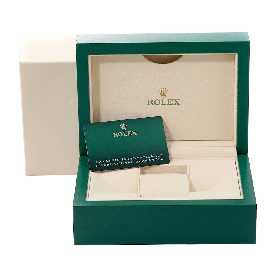 Rolex Datejust Steel White Gold Silver Dial Mens Watch 126234