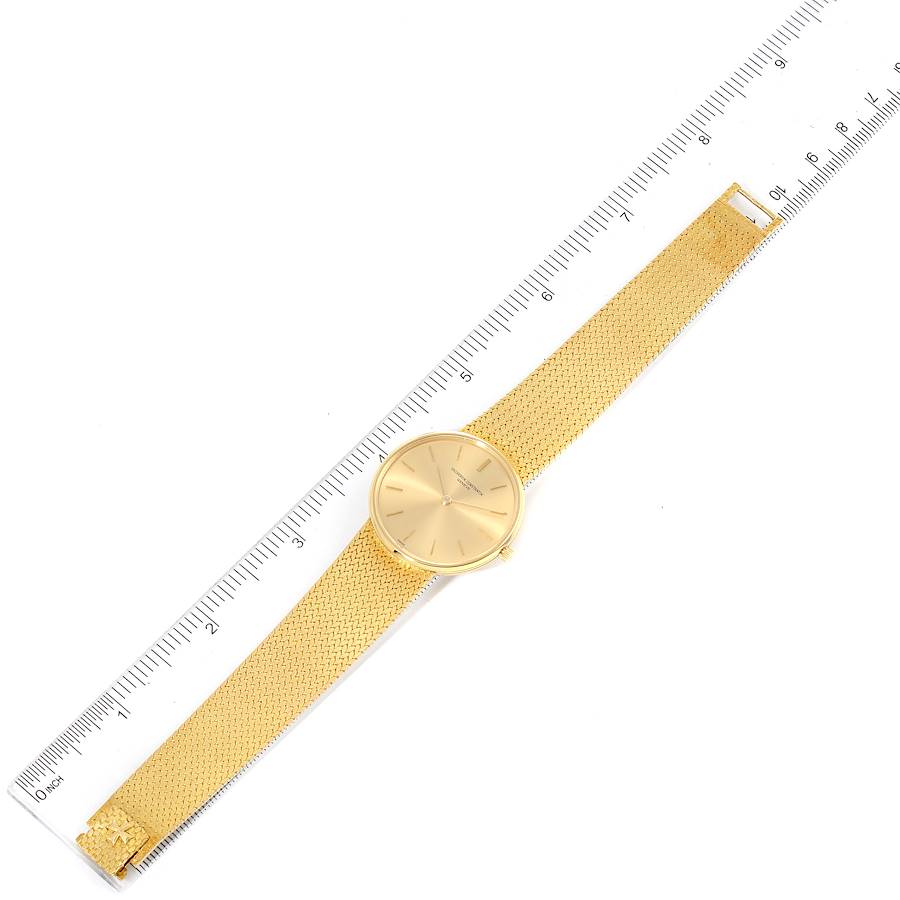 Vacheron Constantin Patrimony Yellow Gold Vintage Mens Watch 6872