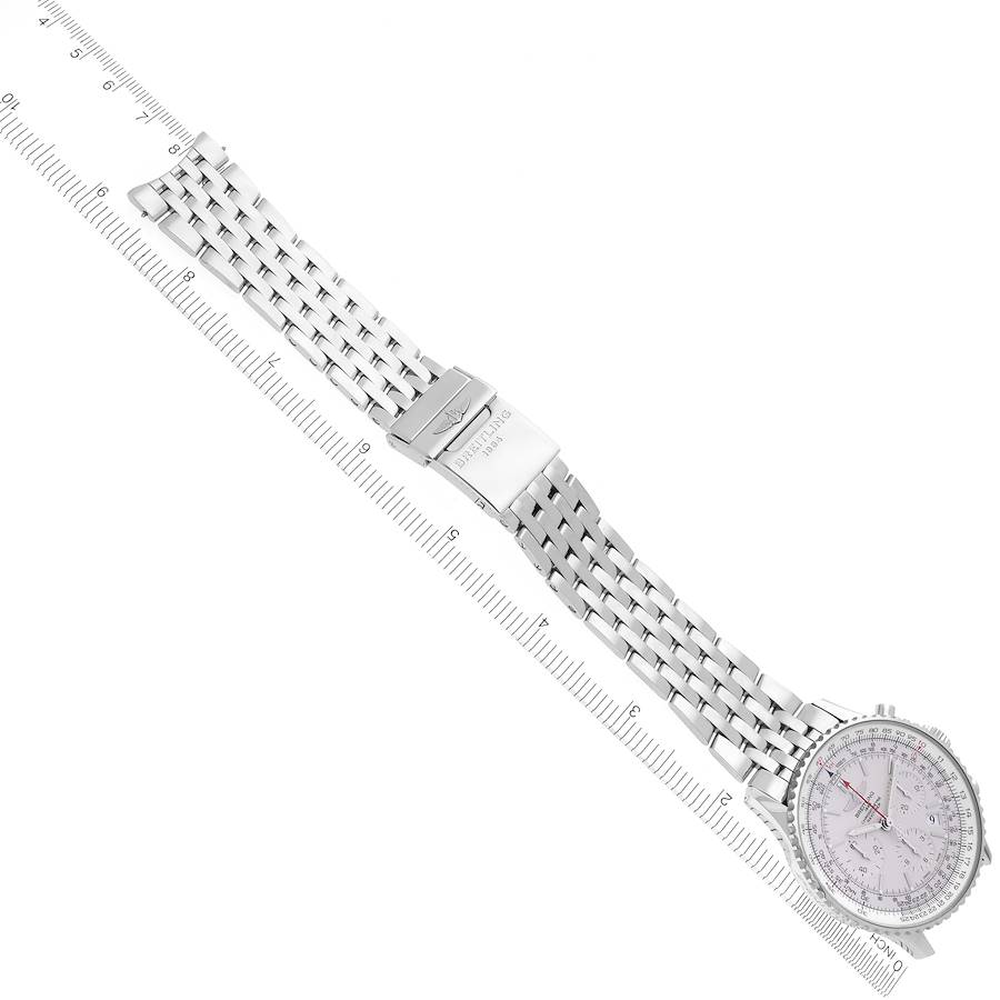 Breitling Navitimer 01 Limited Edition Silver Dial Steel Mens Watch AB0123