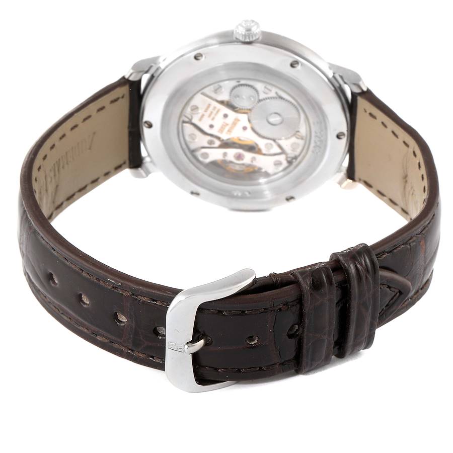 Audemars Piguet Jules 18k White Gold Silver Dial Mens Watch 15056BC