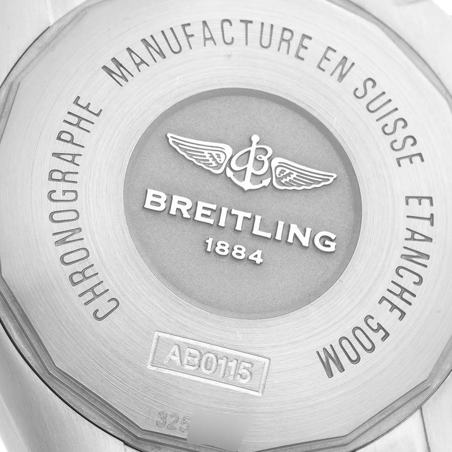 Breitling Chronomat Airbourne SE Blue Dial Steel Mens Watch AB0115
