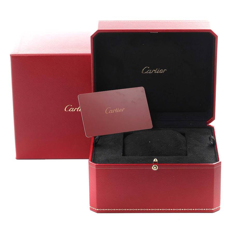 Cartier Ballon Bleu 36 Steel Rose Gold Diamond Ladies Watch WE902054