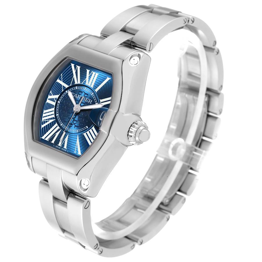 Cartier Roadster XL 100th Anniversary Steel Mens Watch W6206012