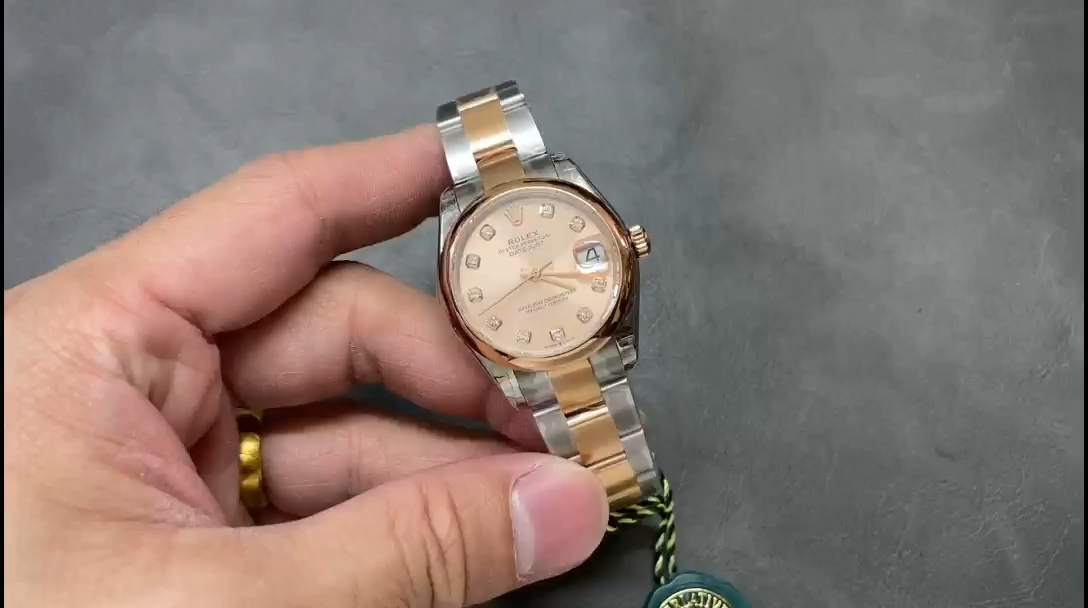 Rolex Datejust 31 Everose Gold Rose Diamond Dial M278241 0023 Women's Watch