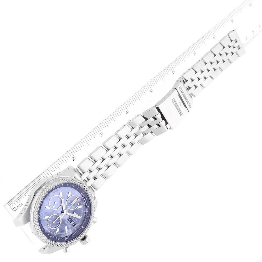 Breitling Bentley Motors GT Blue Mother of Pearl Dial Watch A13362