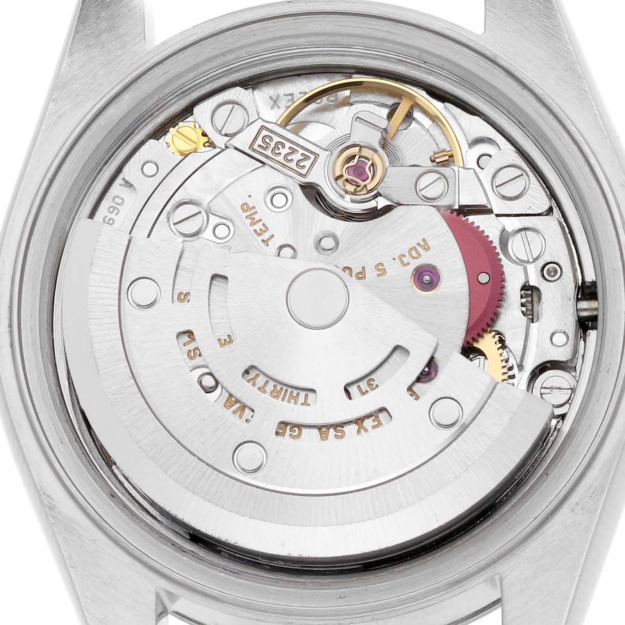 Rolex Date Salmon Dial Oyster Bracelet Steel Ladies Watch 79190