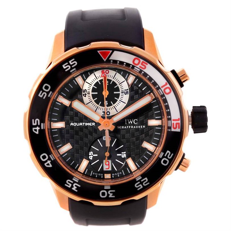 IWC Aquatimer Chronograph 44mm 18K Rose Gold Watch IW376903