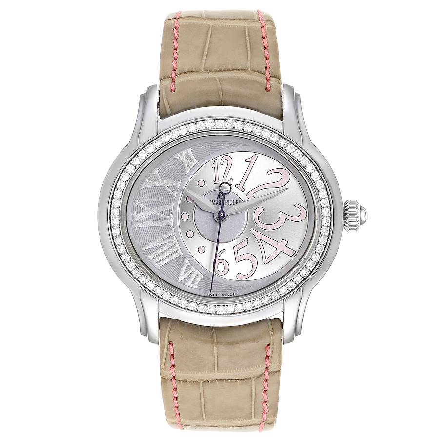 Audemars Piguet Millenary Steel Diamond Ladies Watch 77301ST
