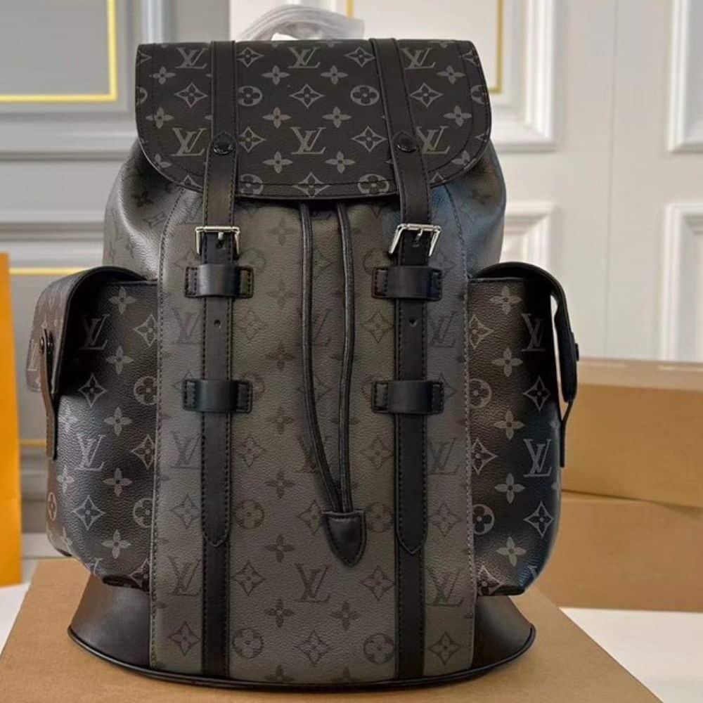 Louis Vuitton Christopher PM Backpack Monogram Eclipse Black 39Cm M46331