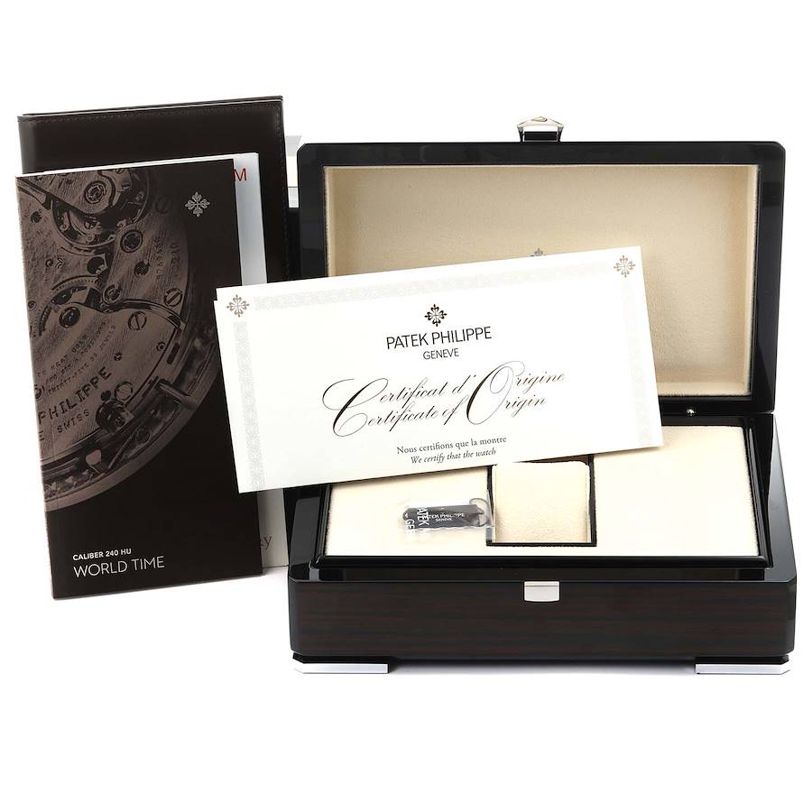 Patek Philippe World Time Complications White Gold Mens Watch 5231G