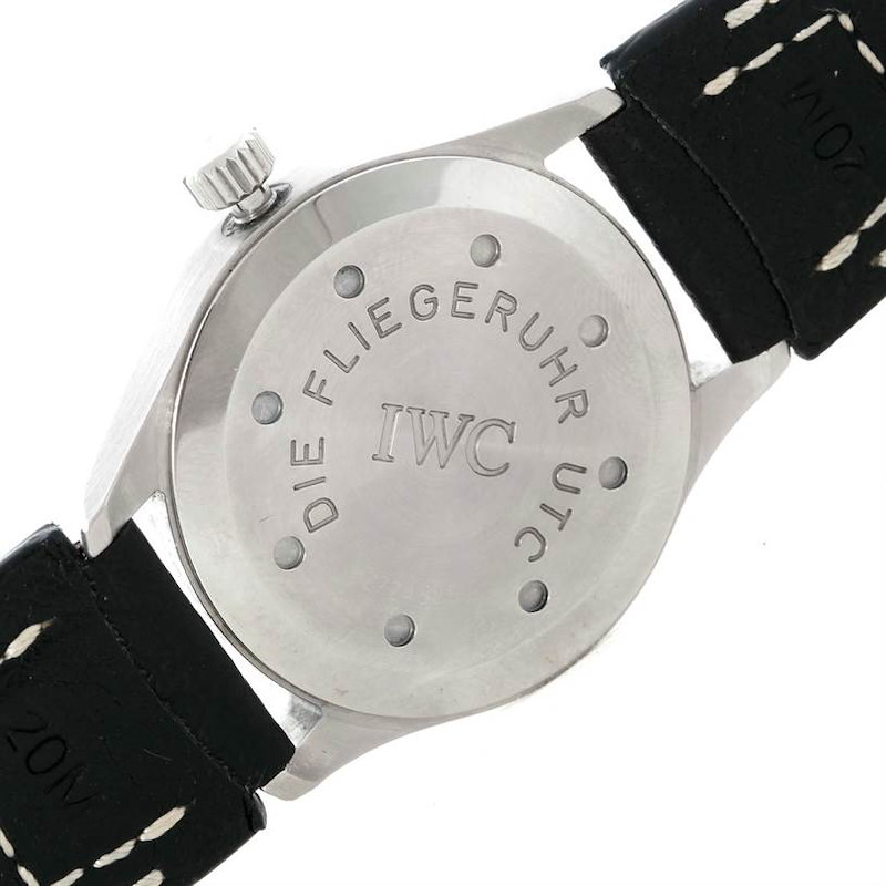 IWC UTC Second Time Zone Automatic Steel Mens Watch IW325101