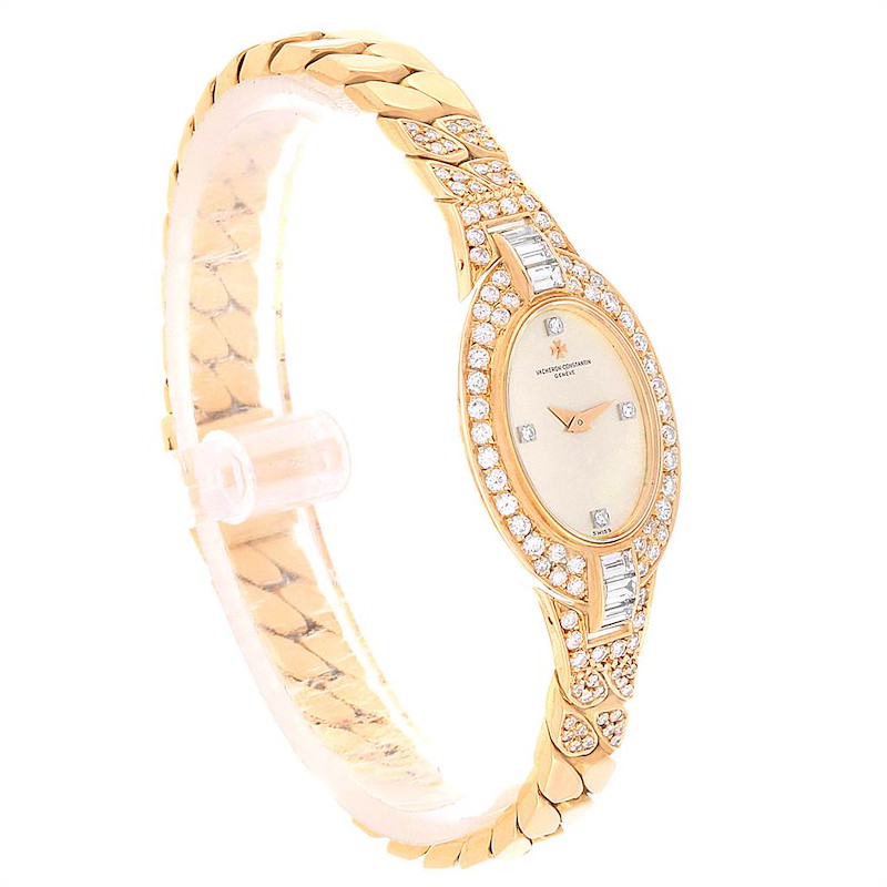 Vacheron Constantin Yellow Gold Diamond Vintage Cocktail Ladies Watch