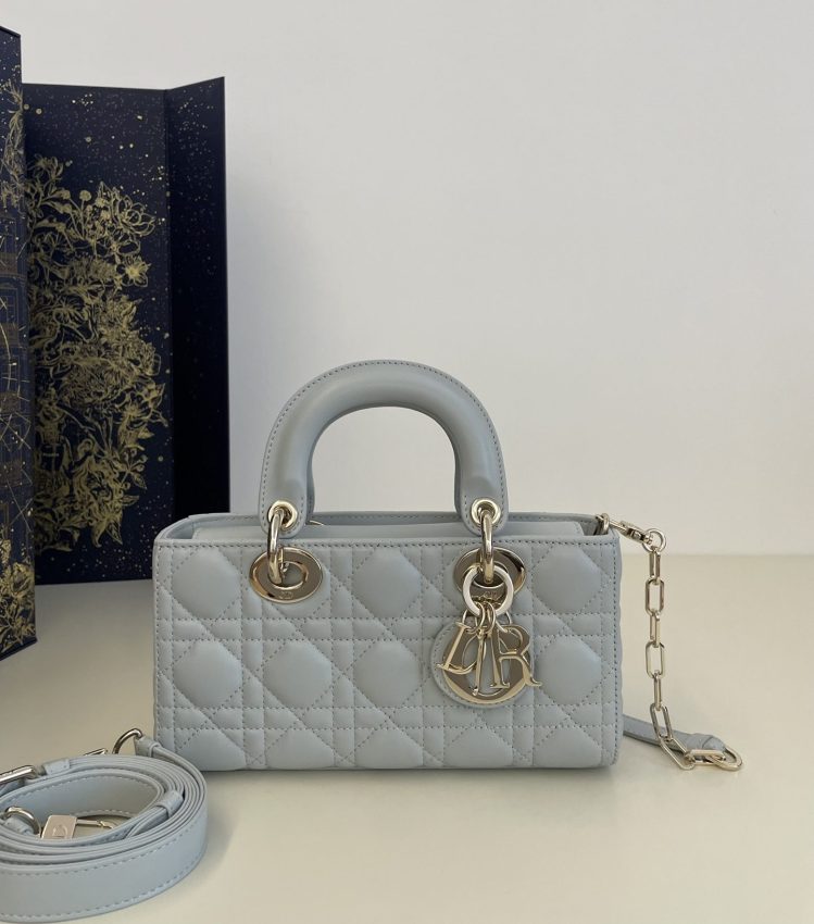 Replica Dior Lady D – Joy Bag Sky Blue