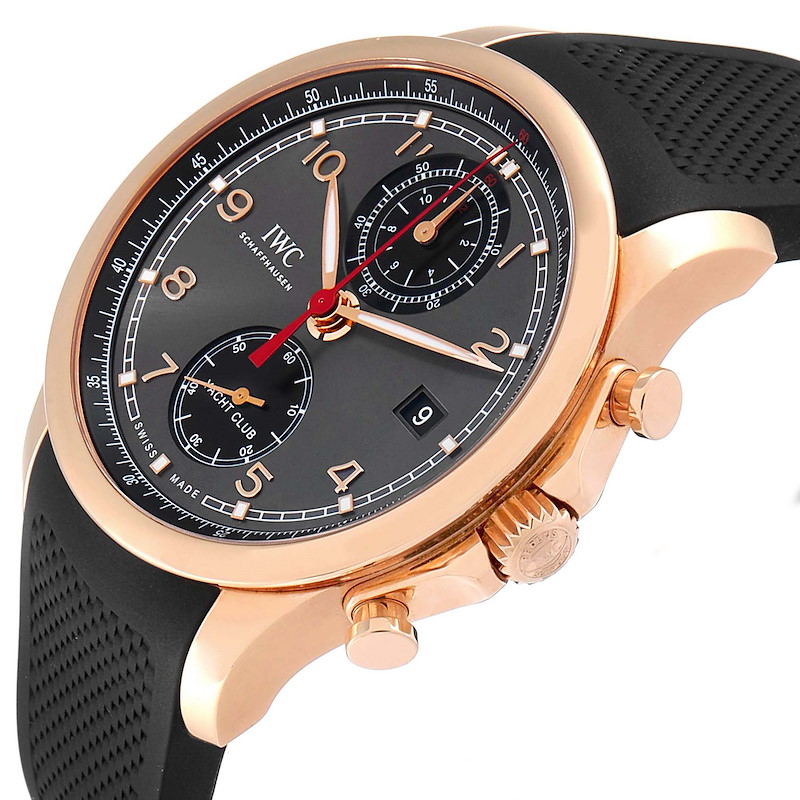 IWC Portuguese Yacht Club Rose Gold Chronograph Watch IW390209