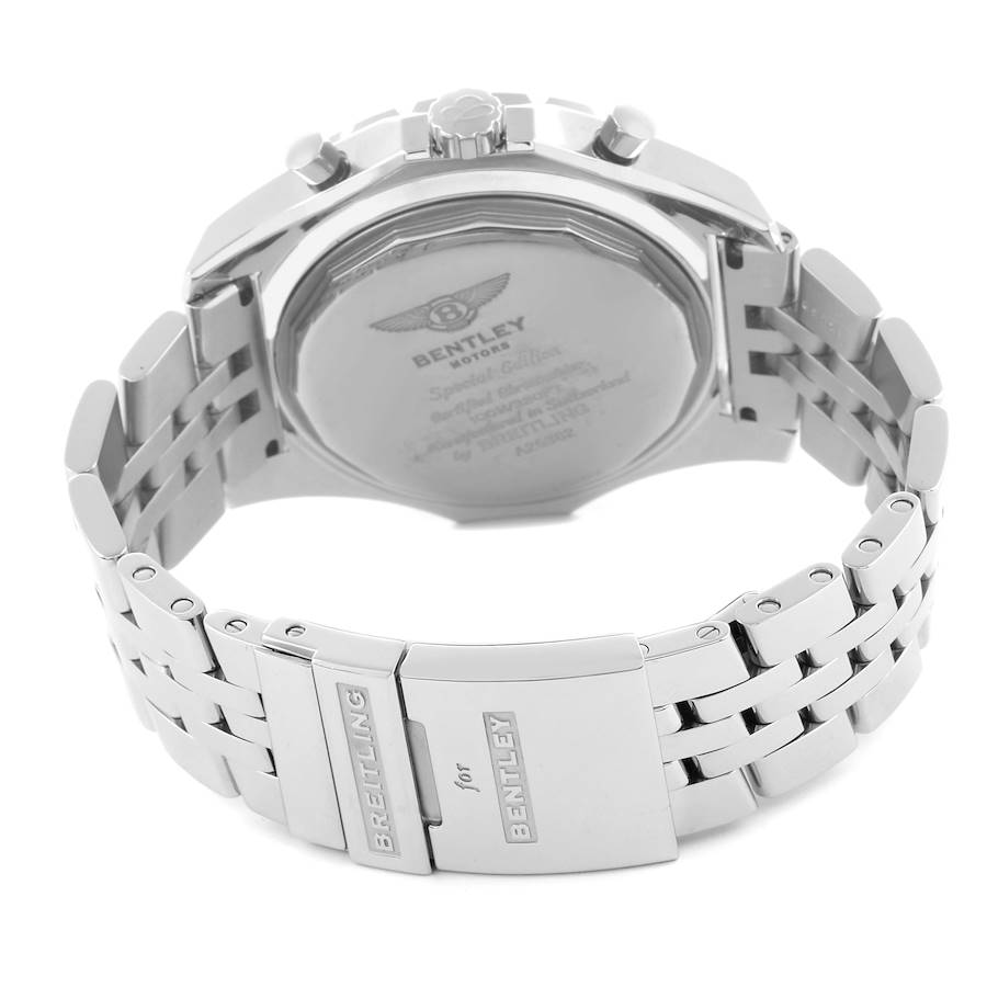 Breitling Bentley Motors Silver Dial Steel Chronograph Watch A25362