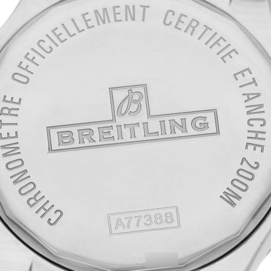 Breitling Colt Lady Silver Dial Diamond Bezel Steel Ladies Watch A77388