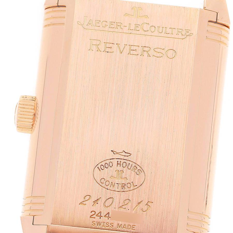 Jaeger LeCoultre Reverso Grande Date Rose Gold Mens Watch 240.2.15 Q3002401