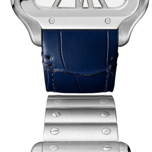 Cartier Santos de Cartier Men Automatic Silver Stainless Steel Watch WHSA0015