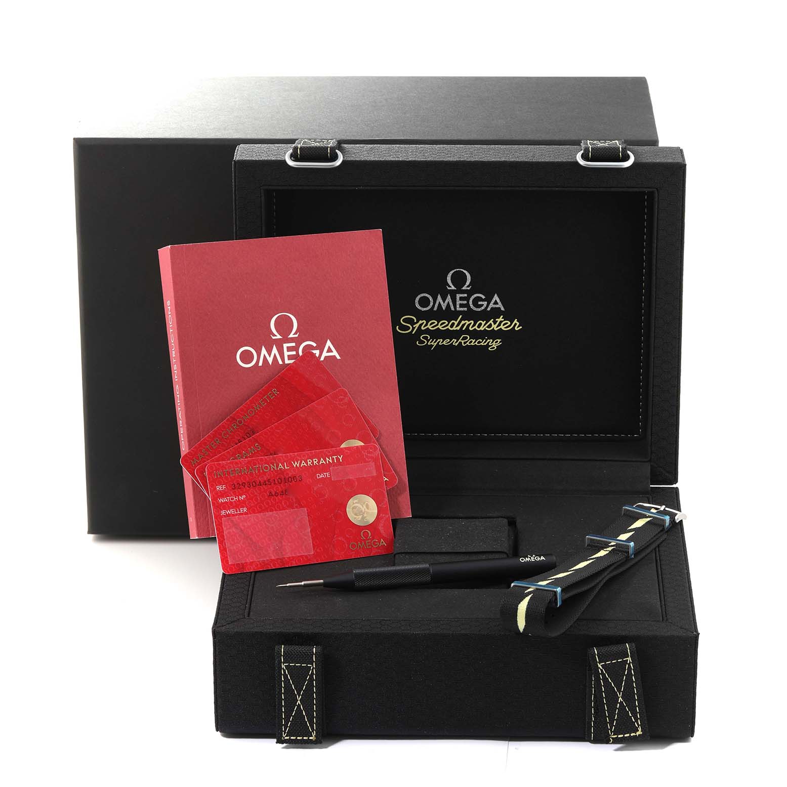 Omega Speedmaster Super Racing Steel Mens Watch 44.25 MM 329.30.44.51.01.003