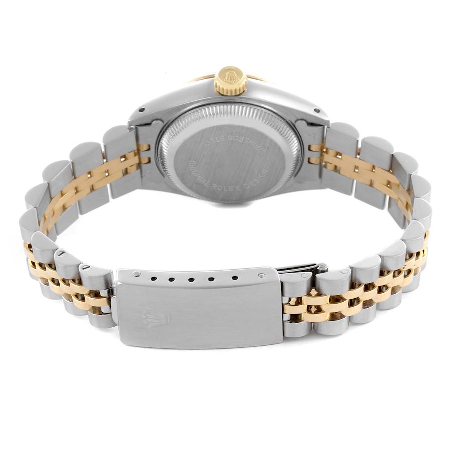 Rolex Datejust Linen Dial Steel Yellow Gold Ladies Watch 69173
