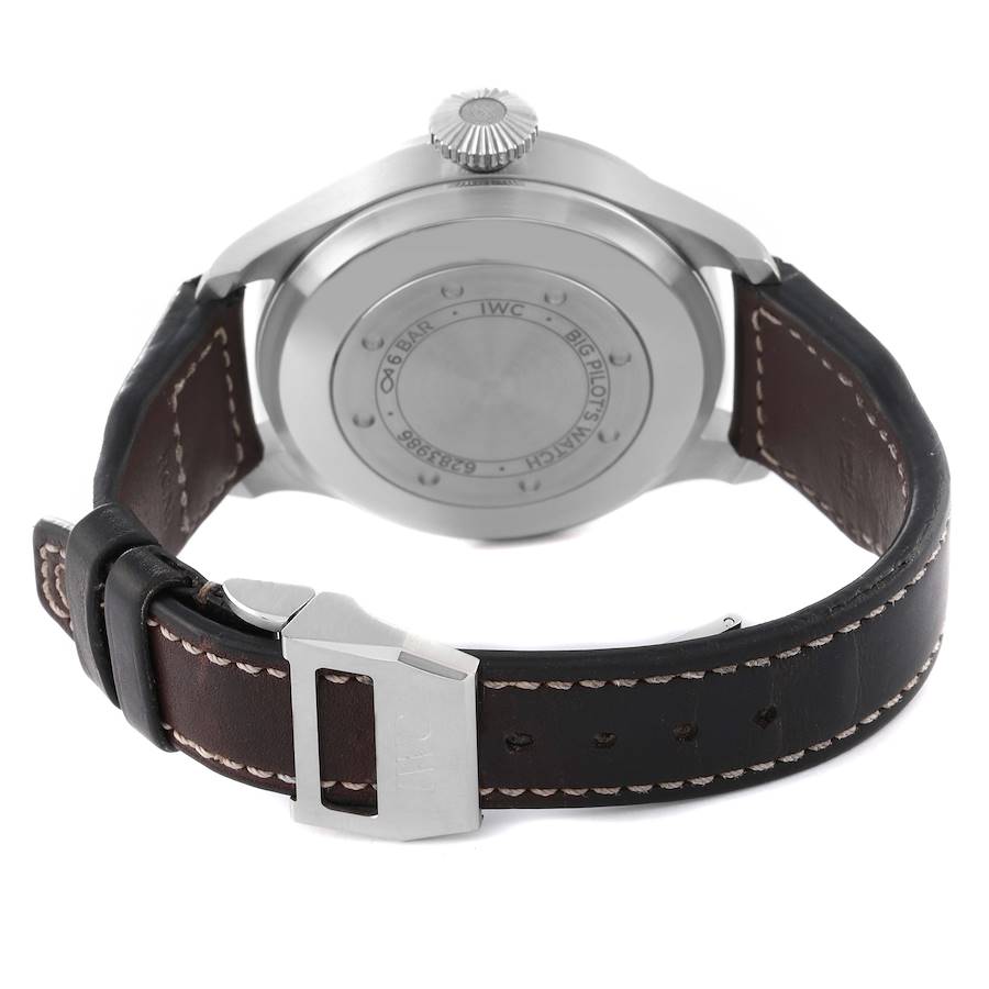 IWC Big Pilots 46mm Green Dial Automatic Steel Mens Watch IW501015