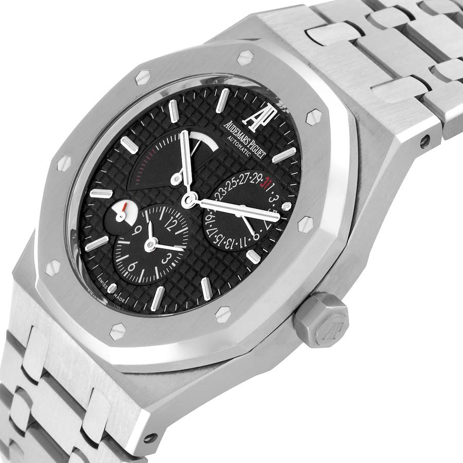 Audemars Piguet Royal Oak Dual Time Steel Mens Watch 26120ST