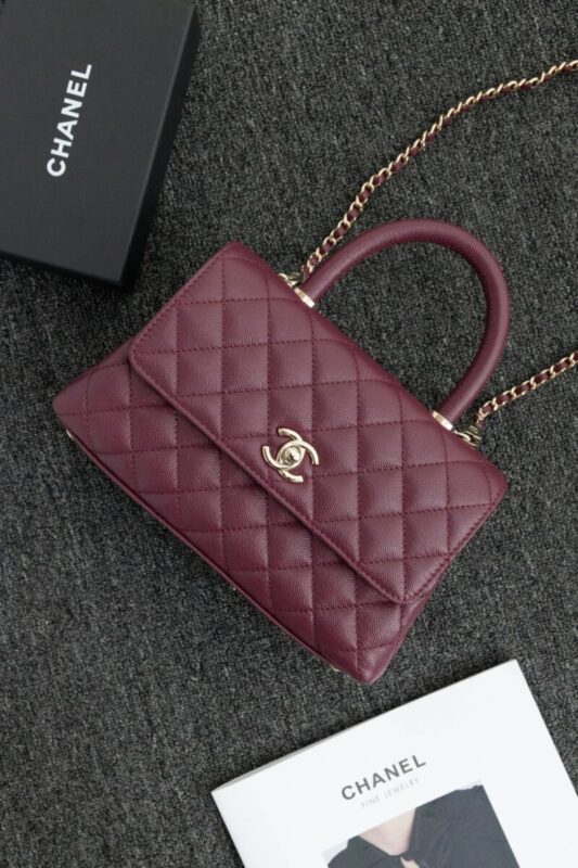 CHANEL 23P Coco Burgundy