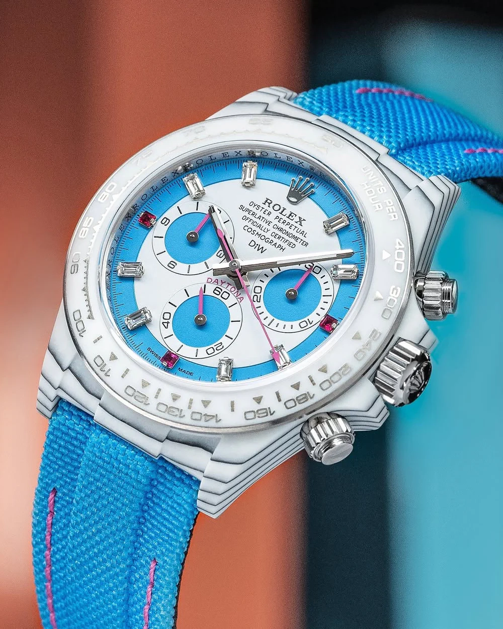 DiW Rolex Daytona CarboQuartz "RAINBOW S UNIQUE"