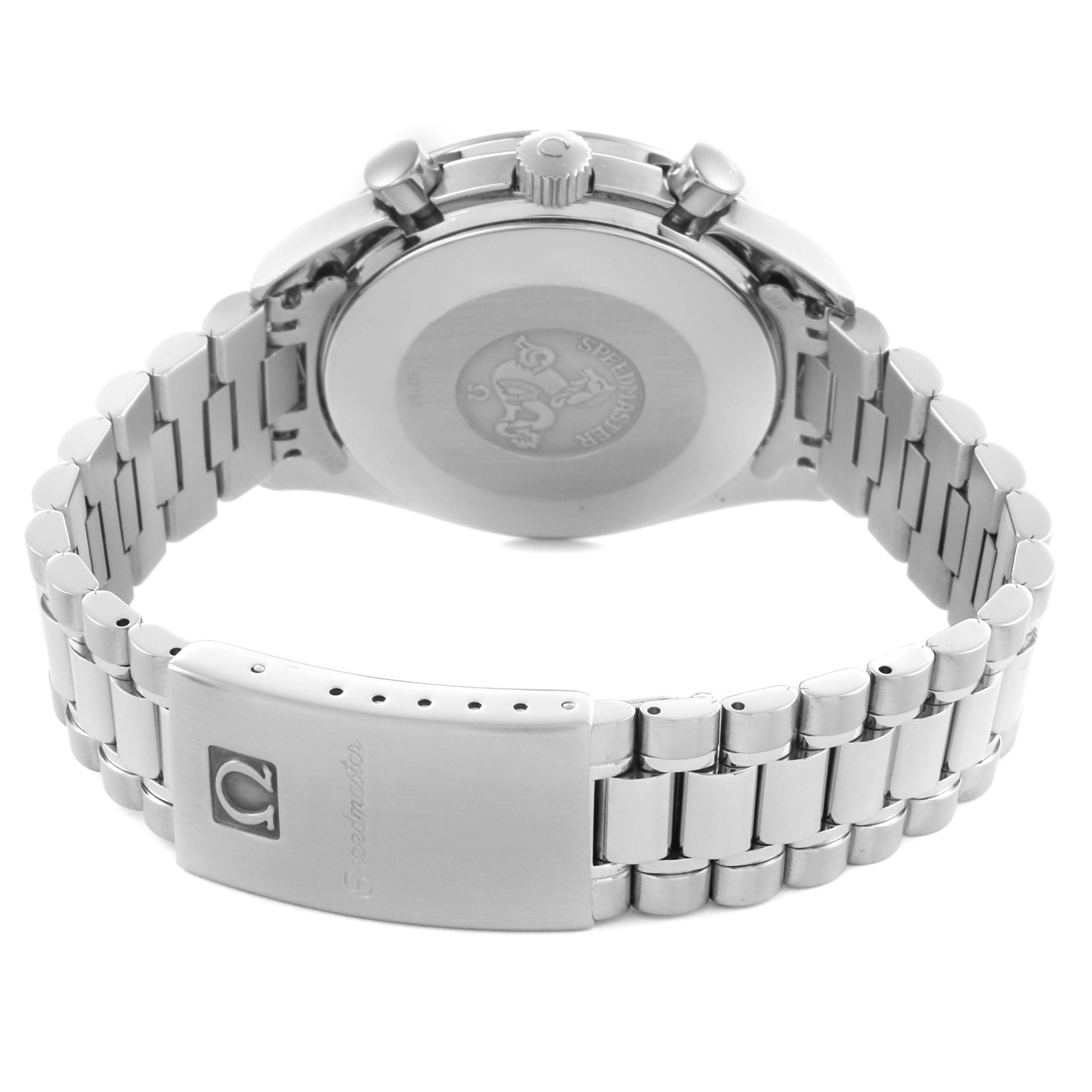 Omega Speedmaster Reduced Albino White Dial Steel Mens Watch 39.0 MM 3510.20.00