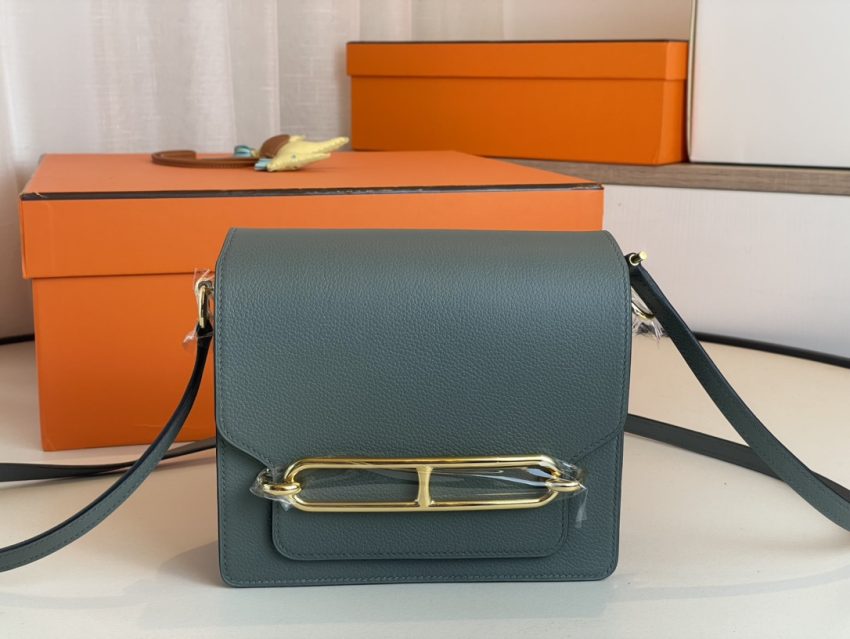 Replica Hermès Sac Roulis Almond Green