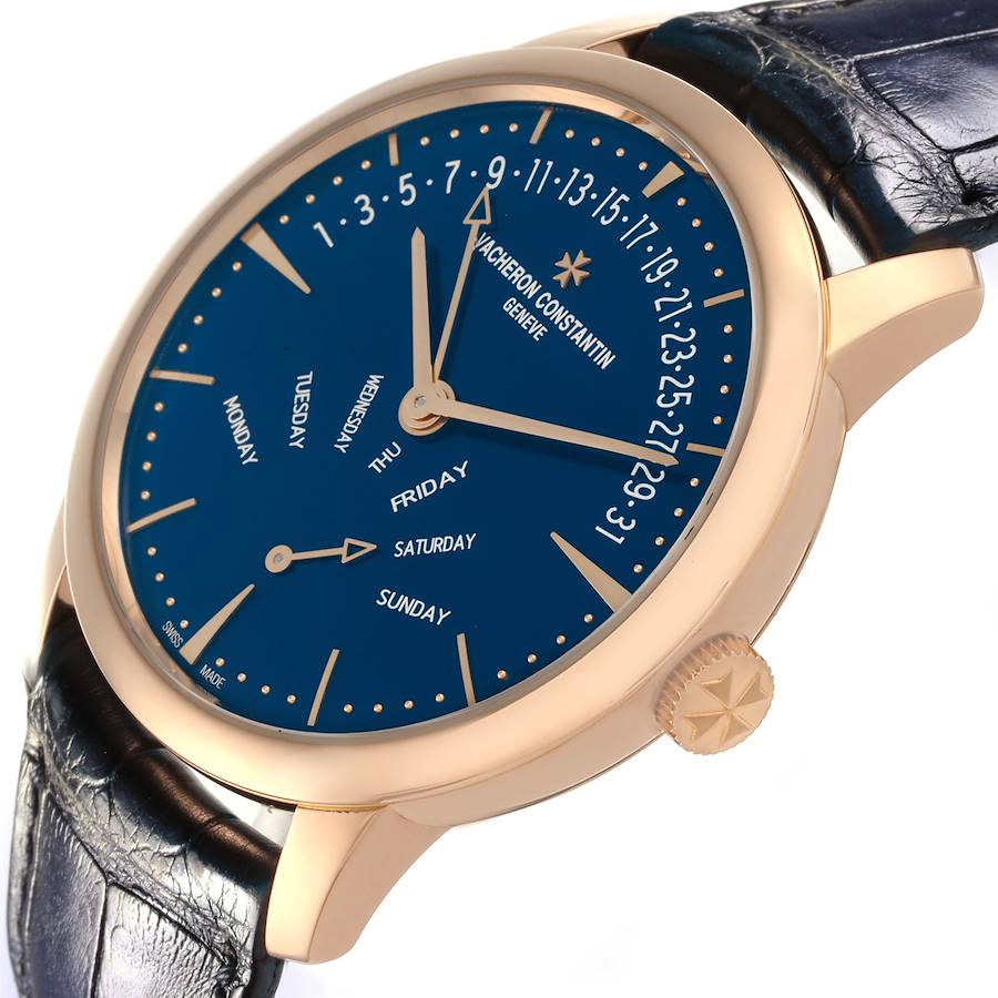 Vacheron Constantin Patrimony Retrograde Rose Gold Watch 4000U