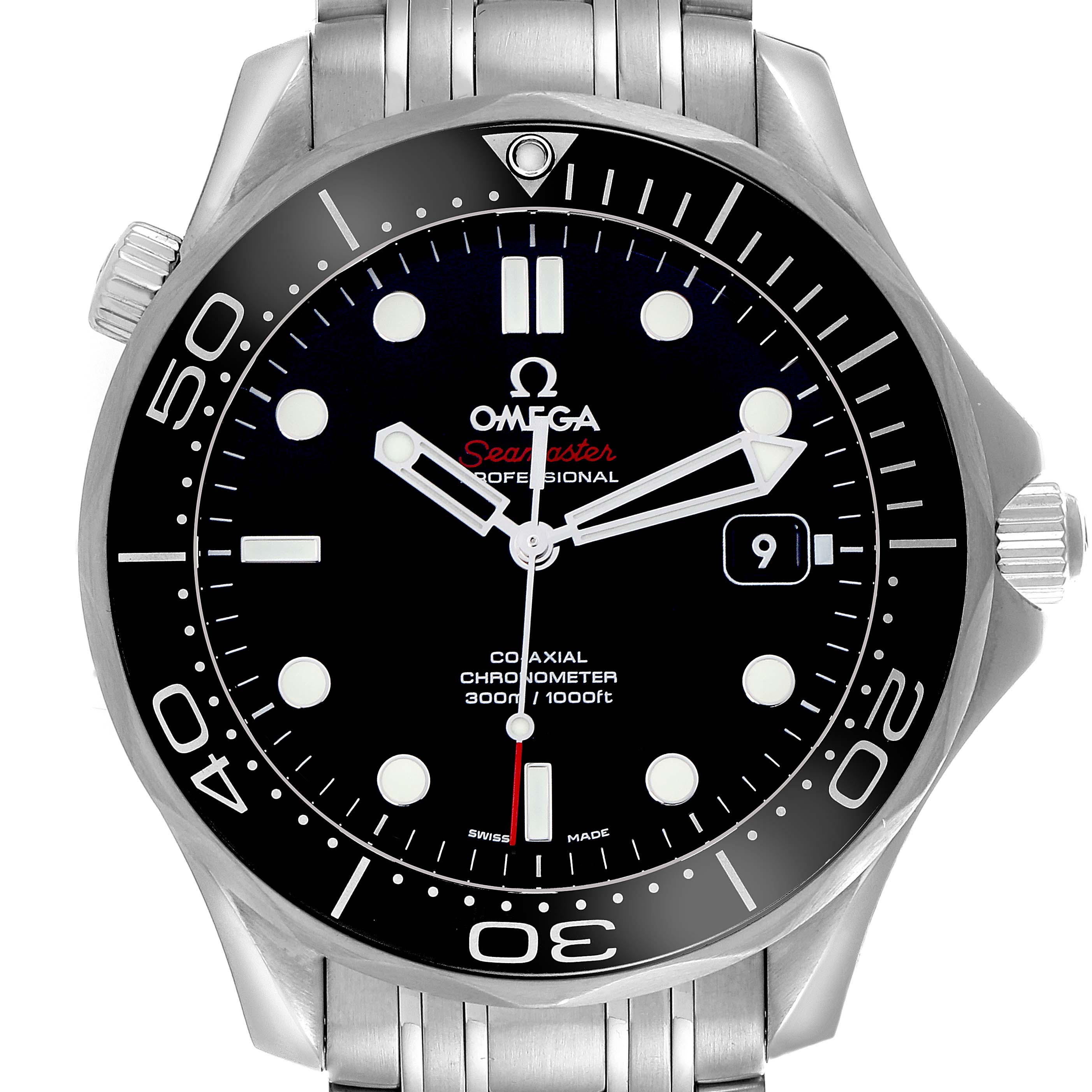 Omega Seamaster Diver 300M 41mm Steel Mens Watch 41.0 MM 212.30.41.20.01.003