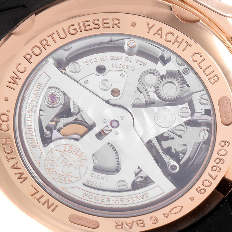 IWC Portuguese Yacht Club Rose Gold Chronograph Watch IW390209