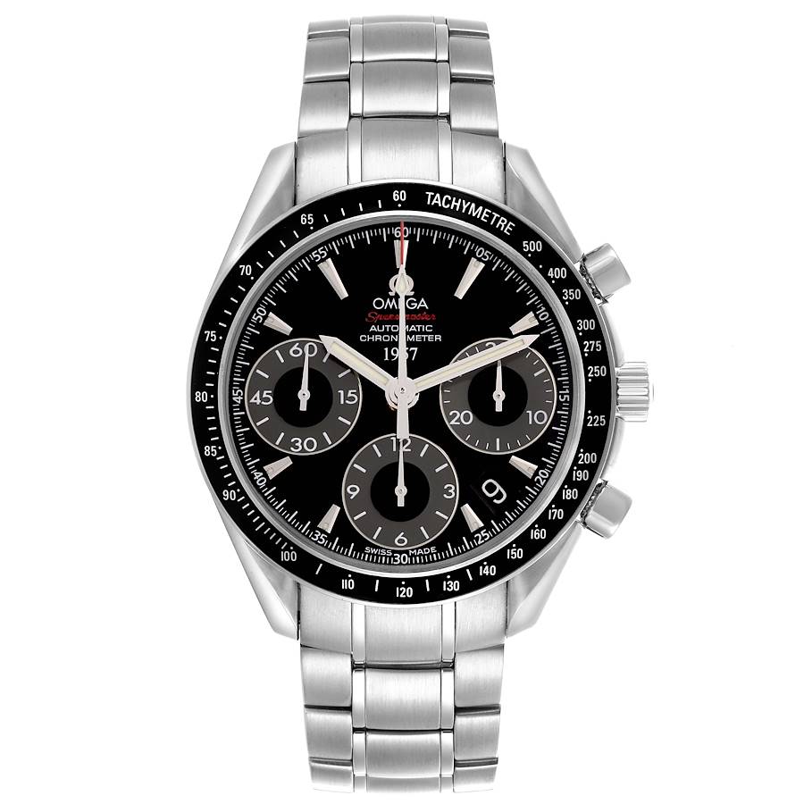 Omega Speedmaster Day Date Black Dial LE Mens Watch 323.30.40.40.01.001
