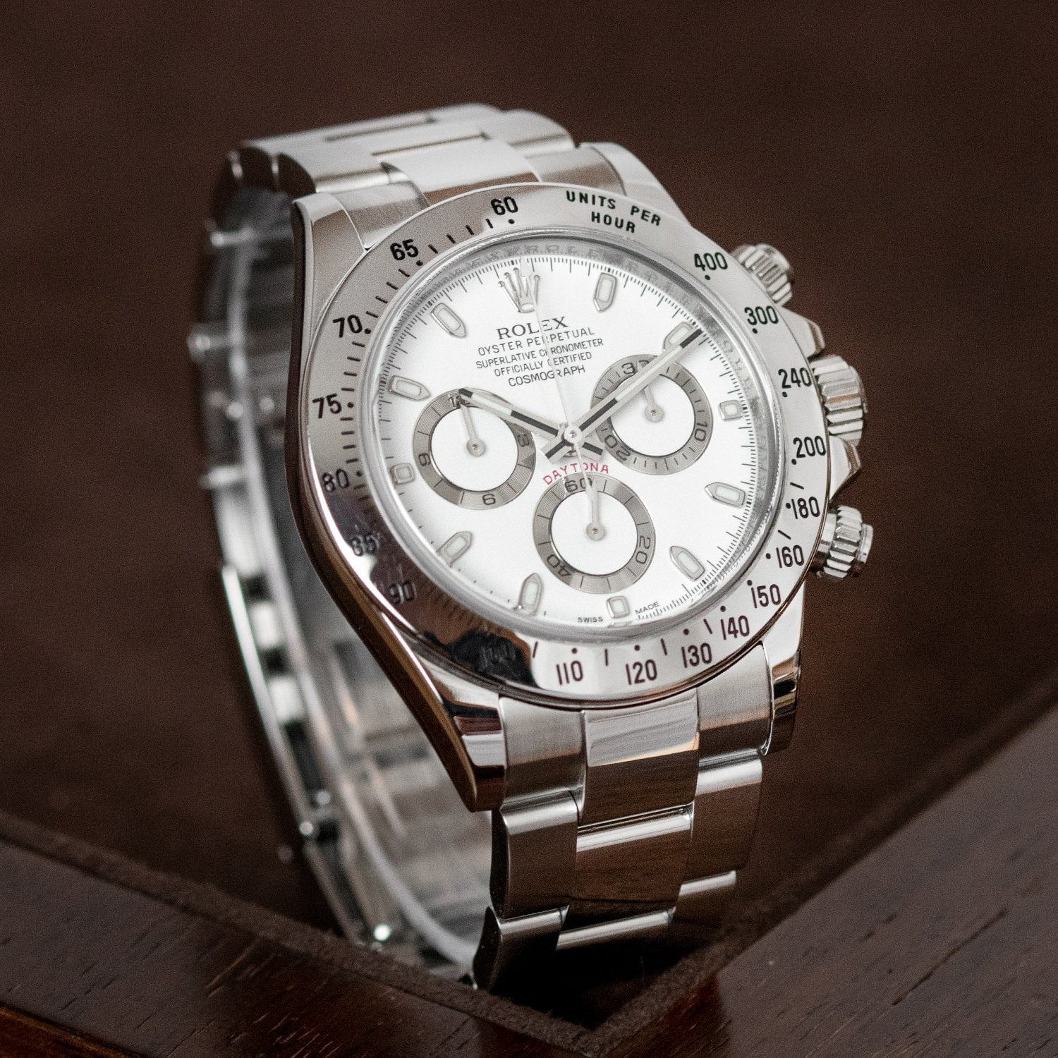 ​Rollie-The Crown Daytona Stainless Steel 40mm APH Dial 116520 Brand New