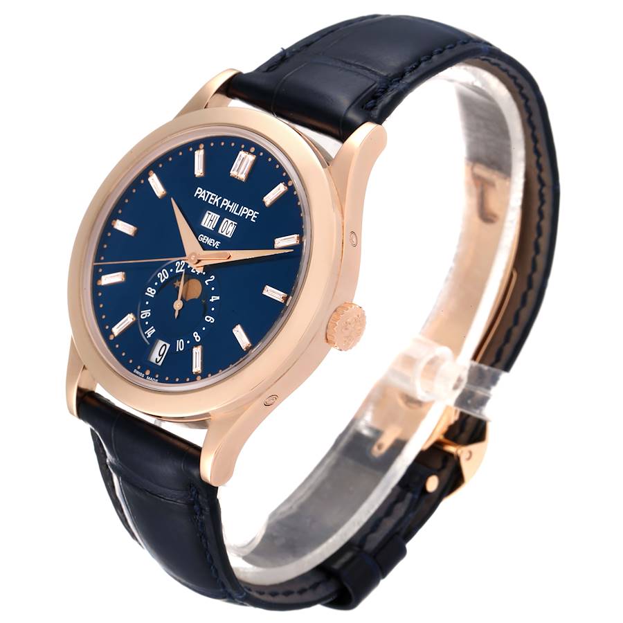 Patek Philippe Complications Annual Calendar Rose Gold Diamond Watch 5396