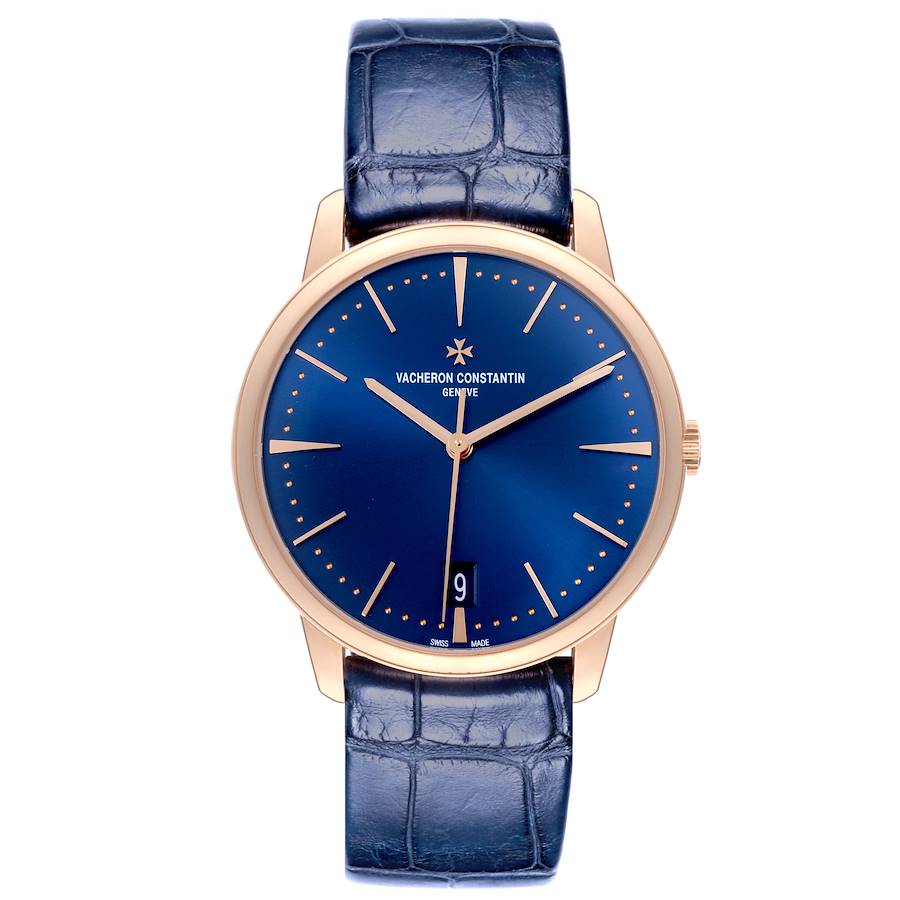 Vacheron Constantin Patrimony 36mm Rose Gold Mens Watch 4100U