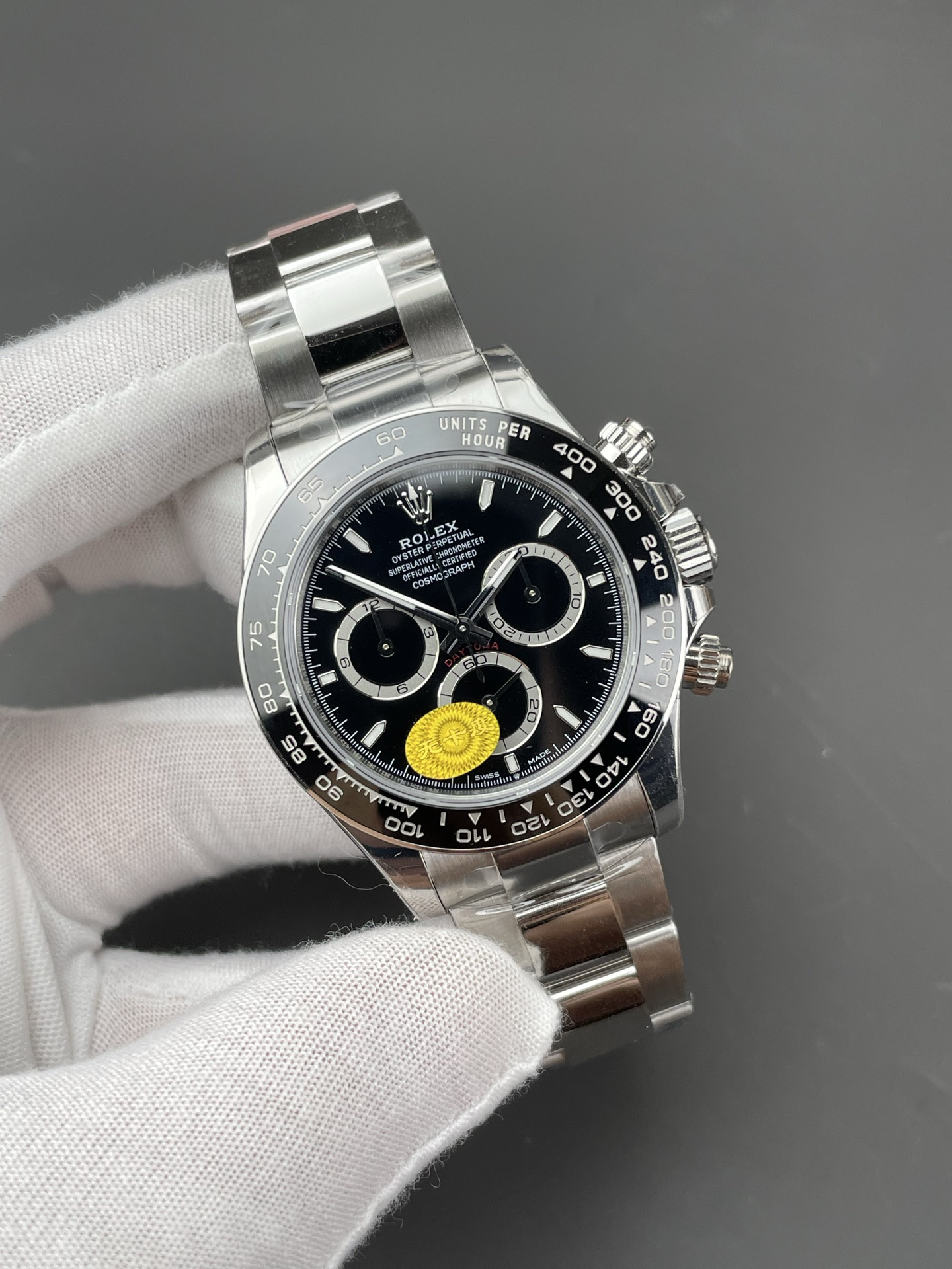 Panda Daytona Black Dial / 40mm