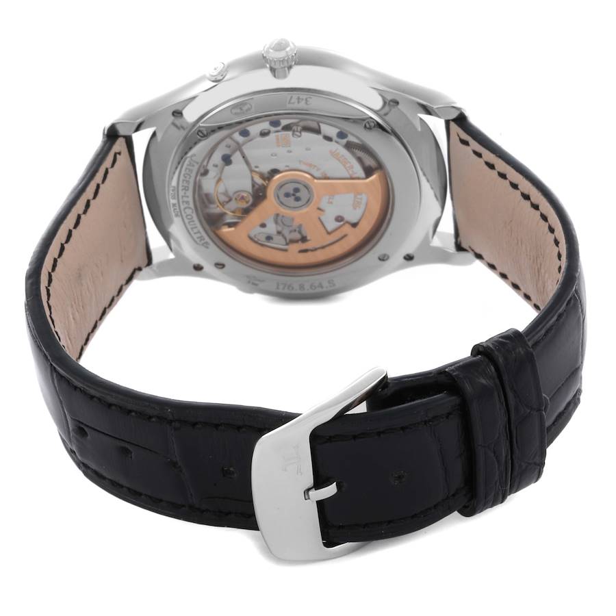 Jaeger LeCoultre Master UltraThin Moonphase Mens Watch 176.8.64.S Q1368470 Card
