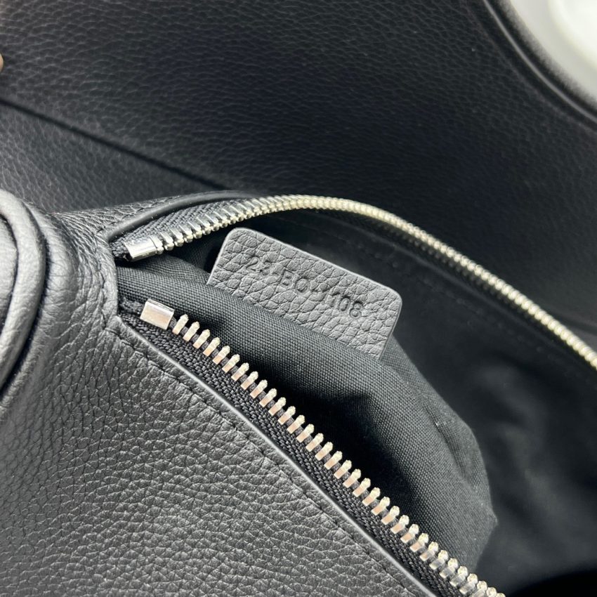 Replica Dior Saddle Bag Full Black Calfskin