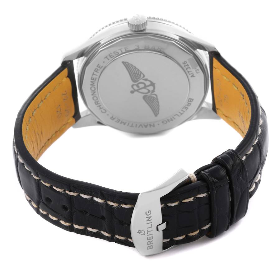 Breitling Navitimer 41 Black Dial Steel Mens Watch A17326