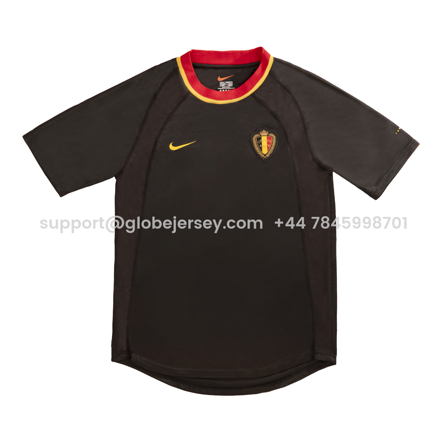 Retro Belgium 2000 Away Black Jersey
