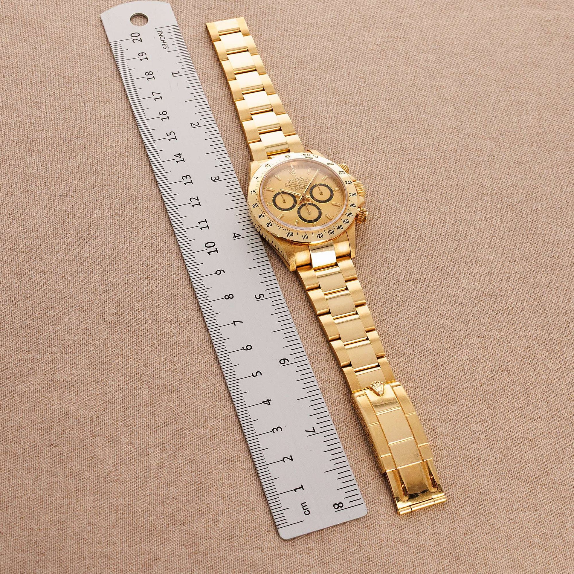 Rolex Yellow Gold Cosmograph Daytona Zenith Watch Ref. 16528